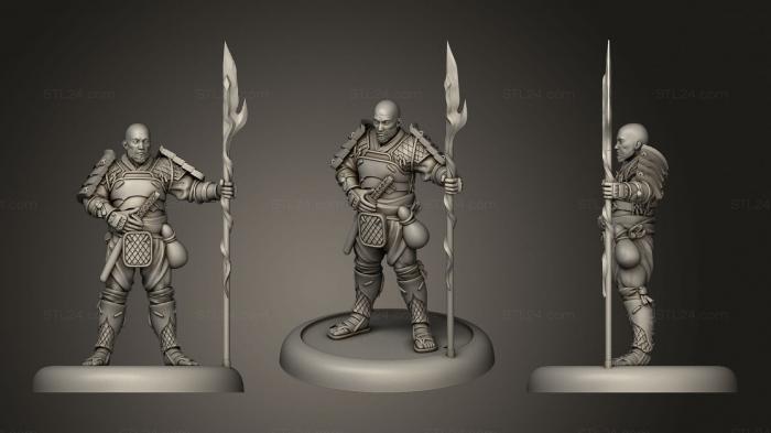 Military figurines (Haruki, STKW_1181) 3D models for cnc
